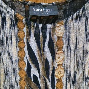 Multi animal print y2k top