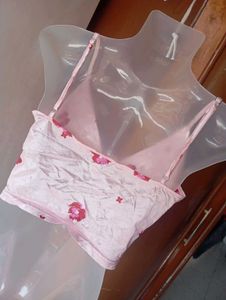 Satin Floral Cami Top