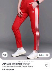 Adidas Originals Red Track Pants