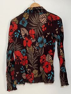 Net Floral Top/tunic