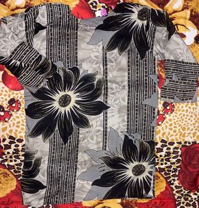 Elegant Floral Print Kurta