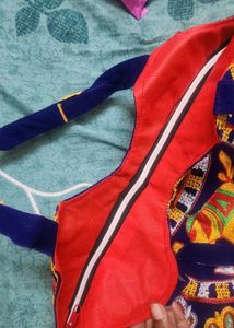 Embroidered Elephant Tote Bag