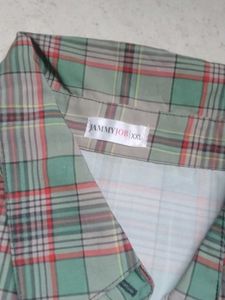 women check baggy style shirt