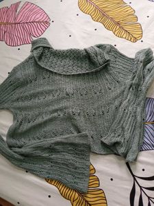Rib Knit Hollow Out Cardigan Curve &amp; Plus