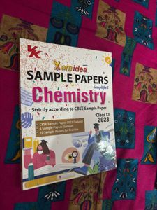 Xam idea Chemistry Sample Papers Class XII 2023