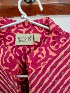 Neeru's Red Anarkali Suit