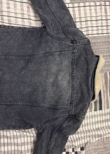 Sherpa Collar Denim Jacket