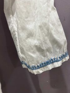 White Embroidered Top