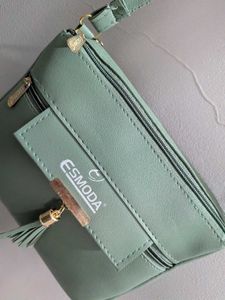 Stylish Green Crossbody Bag