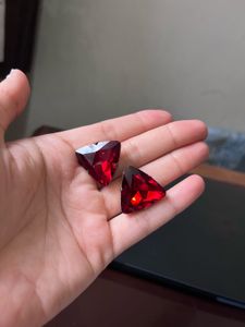 West Side Rich Ruby Statement Studs