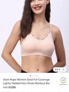 Stem Rope Women's Padded Workout Bra