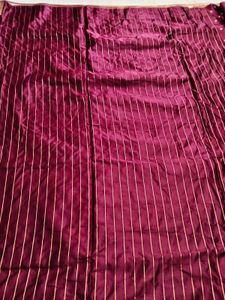 Maroon Floral Banarasi Silk Saree