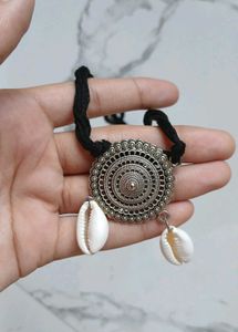 Bohemian Tribal Oxidized Necklace