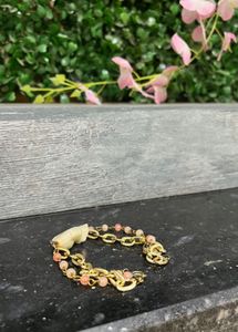 Elegant Gold Tone Charm Bracelets