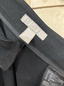 Black Straight Fit Pants