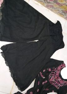 Black Embroidered Salwar Kameez