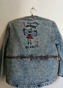 funky street style Denim Jacket