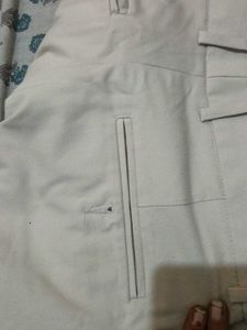 Men's Beige Casual Pants