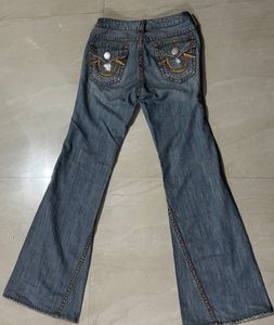 bootcut low waist jeans