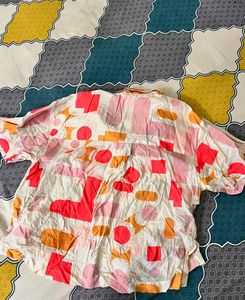 Patterned Short Sleeve Shirt