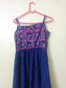 Blue &amp; Pink Print Sundress