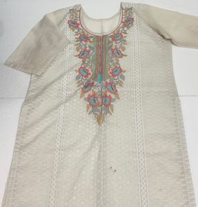 Elegant Embroidered Kurta