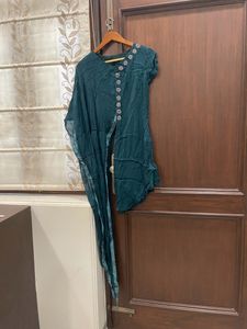 Dark green ethnic co-od set