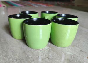 Green Cup Set Of 6