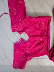 Gorgeous Pink sequins Lehenga Choli Set