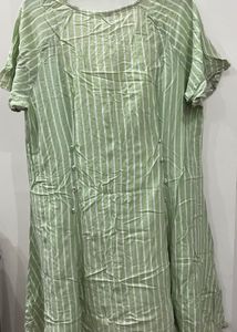 Chic Striped Button-Up Dress