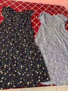 Cute Floral Print Dresses (Set of 2)