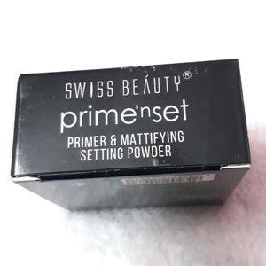 Swiss Beauty Primer Mattifying Setting Powder With