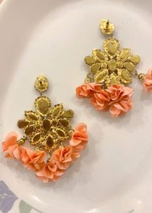 New Stunning Floral Statement Earrings
