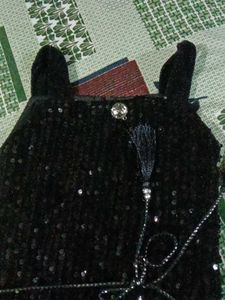 Sparkling Black Sequin Dress