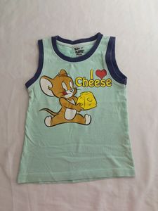 Light Green Printed T-Shirt (Boy's)