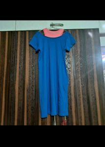 Women's Blue Night T-Shirt Dress