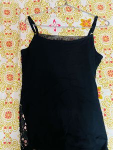 Elegant Black Lace Camisole Top