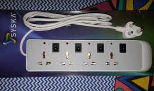 SYSKA Extension Board with Individual Switches