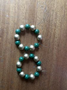 Beaded Hoops