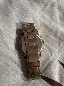 Rose Gold Chronograph Watch