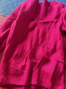 Pink Floral Cardigan
