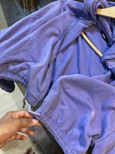 Purple Hoodie and Jogger Set