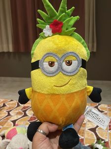 Pineapple Minion Plush Toy plus key chain combo