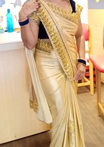 Designar Saree With Stitch Blouse