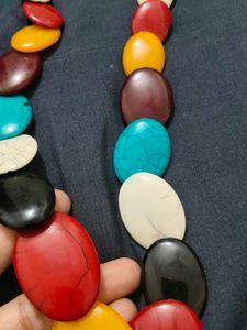 Boho Beaded Statement Necklace