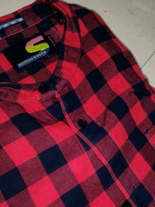 Red &amp; Black Plaid Shirt