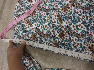 Floral Print Ruffle Dress