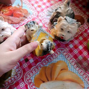 Vintage Dog Figurines - Set of 3