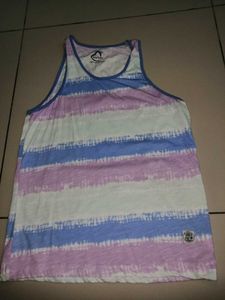 Tie-Dye Striped Tank Top