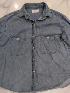 Classic unisex Blue Denim Shirt
